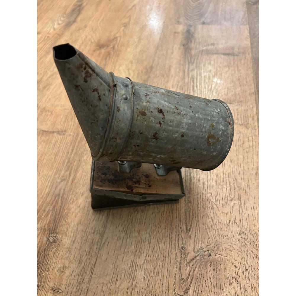 Vintage Galvanized Metal Bee Smoker Rustic Beekeeping Tool Farmhouse Decor